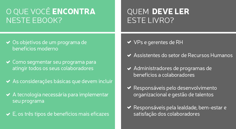 Novo ebook: Como modernizar os benefícios para os colaboradores